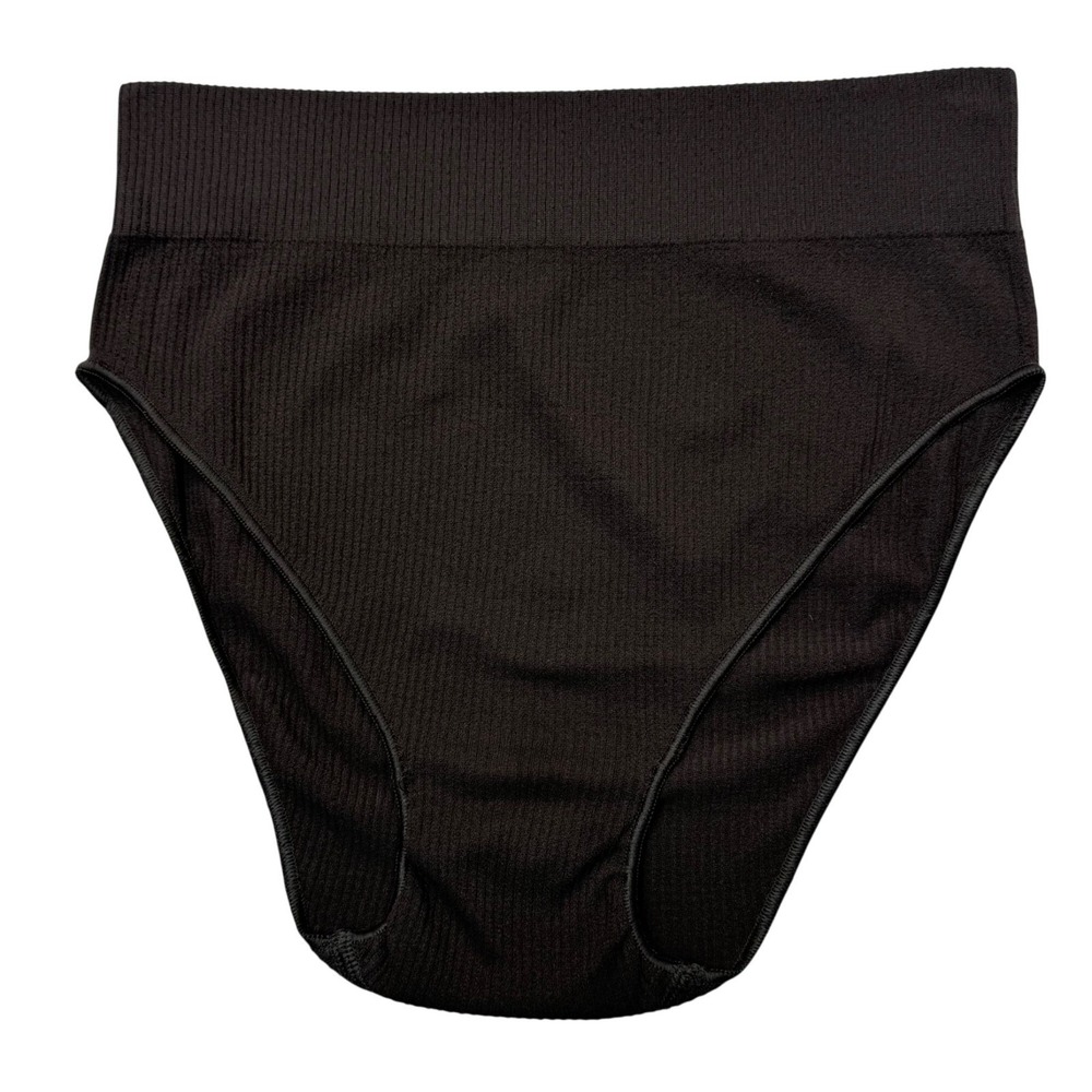 SKIMS Stretch Rib Brief Lot of 2 NEW Soot Sea Haze L/XL - Picture 3 of 11